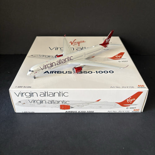 Aviation400 1:400 Virgin Atlantic Airbus A350-1000 G-VDOT AV4106 Scale Model