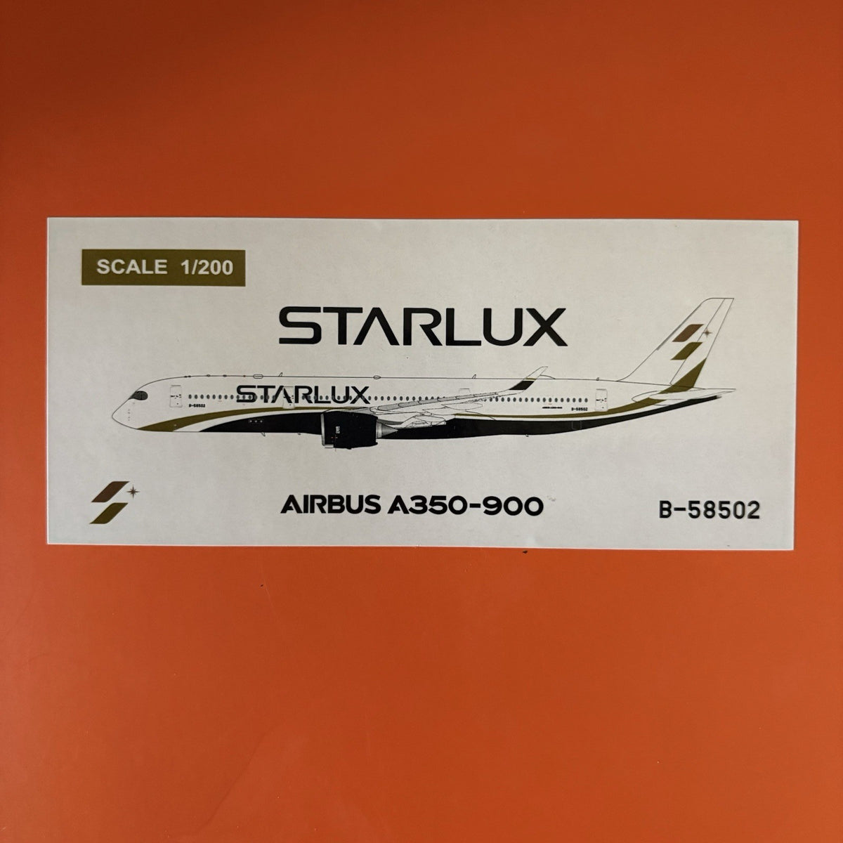JC Wings 1:200 Starlux Airlines Airbus A350-900XWB B-58502 EW2359007 Scale Model