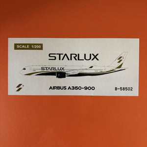 JC Wings 1:200 Starlux Airlines Airbus A350-900XWB B-58502 EW2359007 Scale Model