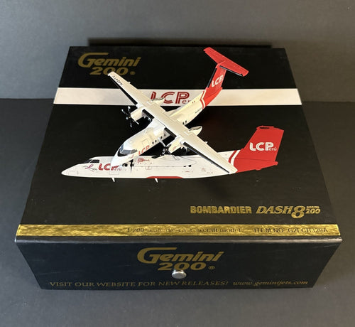 GeminiJets 1:200 LC Peru Bombardier Dash 8-200 N444YV G2LCB320A Scale Model