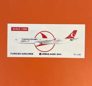 JC Wings 1:400 Turkish Airlines Airbus A330-300 TC-LNC 300th Aircraft EW4333012