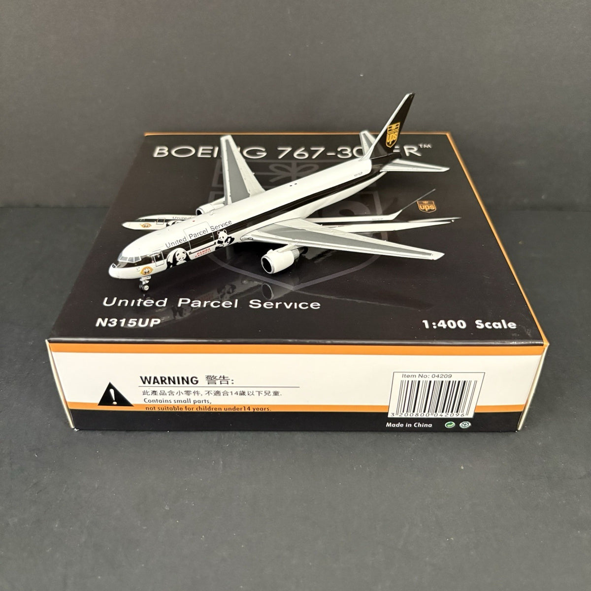 Phoenix Model 1:400 UPS Boeing 767-300F N315UP Panda PH404209 Scale Diecast