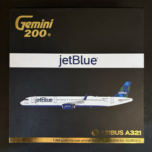 GeminiJets 1:200 JetBlue Airways Airbus A321 N948JB G2JBU373 Scale Model Plane