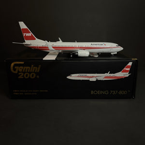 GeminiJets 1:200 American Airlines Boeing 737-800 N915NN G2AAL473 TWA Model