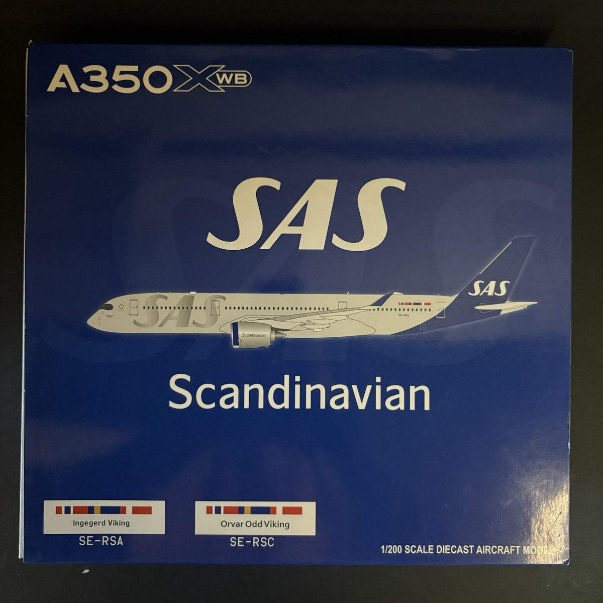 JC Wings 1:200 SAS Scandinavian Airlines Airbus A350-900 SE-RSA XX2369 JC2SAS369