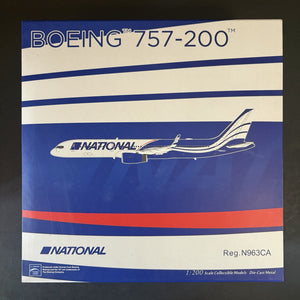 NG Models 1:200 National Airlines Boeing 757-200 N963CA 42005 Airplane Model