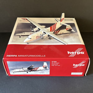 Herpa 1:200 Air Antwerp Fokker 50 OO-VLS 571920 Diecast Scale Model Airplane