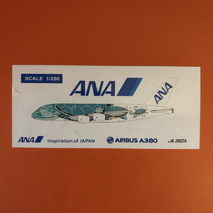 JC Wings 1:200 ANA All Nippon Airways Airbus A380 EW2388002 JA382A Scale Model