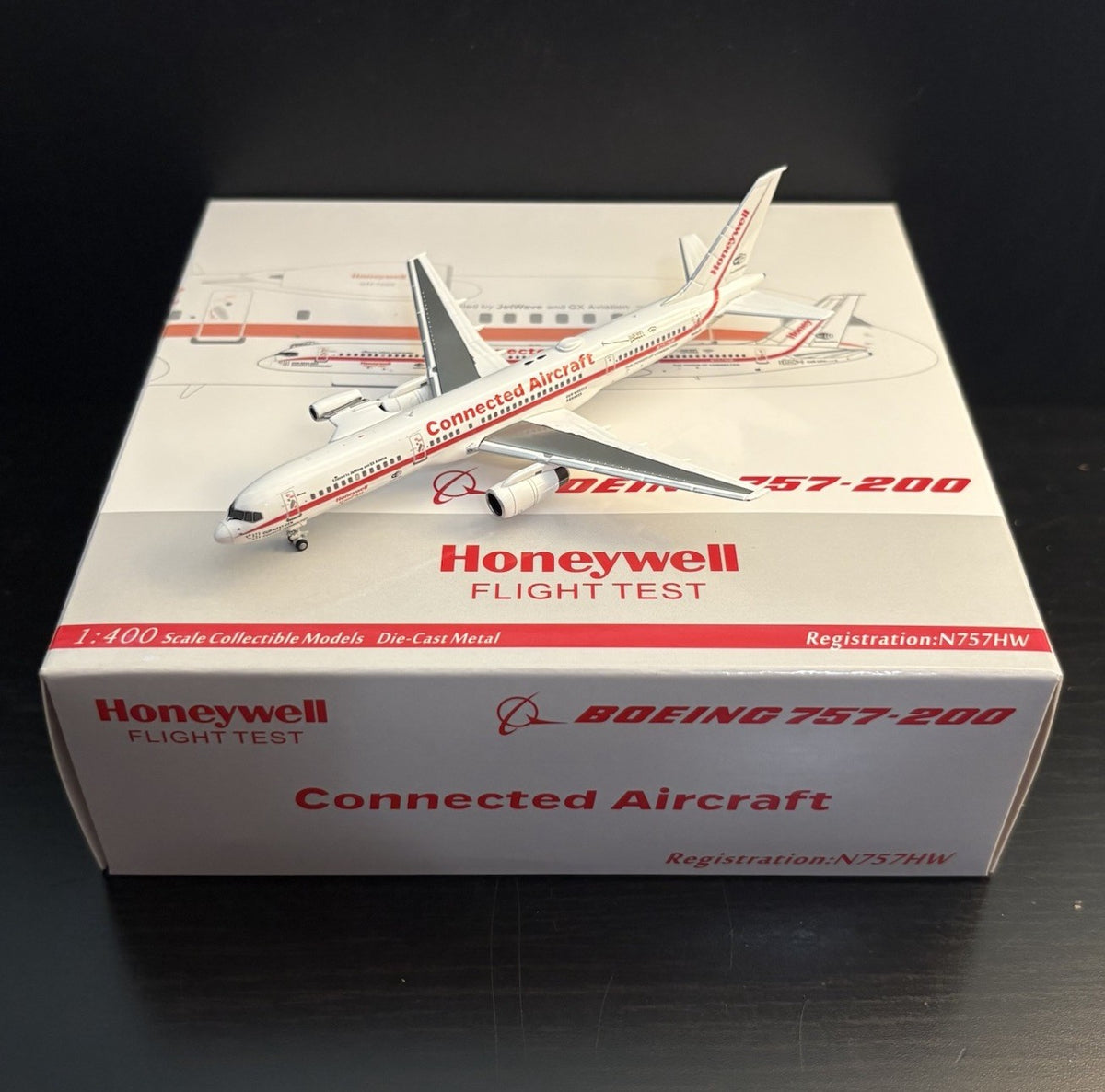 NG Models 1:400 Honeywell Boeing 757-200 N757HW 3rd Engine NGM53020 Scale Plane