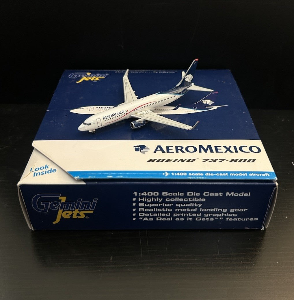 GeminiJets 1:400 Aeromexico Boeing 737-800 EI-DRA GJAMX994 Diecast Model RARE