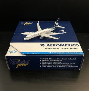 GeminiJets 1:400 Aeromexico Boeing 737-800 EI-DRA GJAMX994 Diecast Model RARE