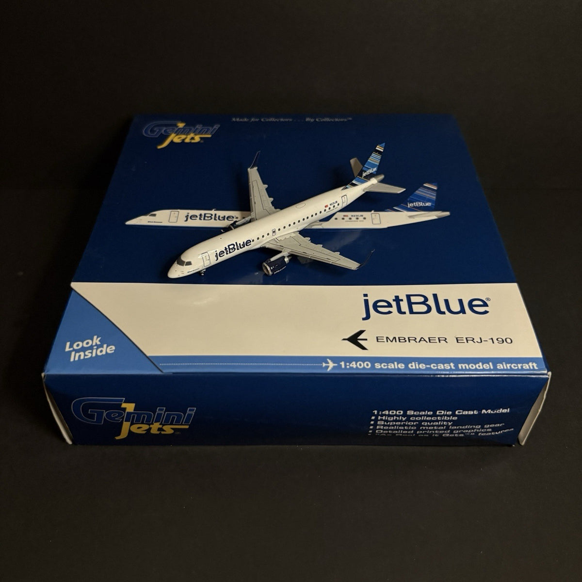 GeminiJets 1:400 JetBlue Embraer ERJ-190 E-190 Blue Bonnet N231JB GJJBU1520