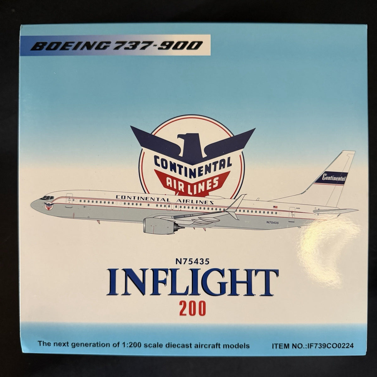 Inflight200 1:200 United Airlines Boeing 737-900ER N75435 IF739CO0224 Model