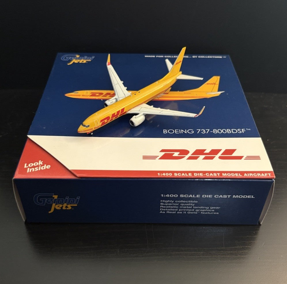 GeminiJets 1:400 DHL Boeing 737-800W BDSF GJDHL1948 N737KT Diecast Scale Model