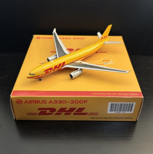 JC Wings 1:400 DHL Airbus A330-200F D-ALMA LH4124 Diecast Scale Airplane Model