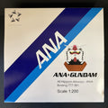 JC Wings 1:200 ANA Boeing 777-300 JA755A Gundam JC2ANA817 Scale Model Airplane