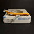 AeroClassics 1:400 DHL Boeing 727-200 9M-TGH AC419373 Diecast Scale Model Plane