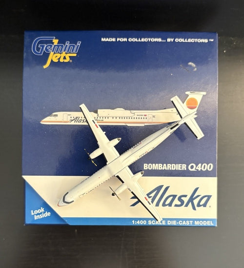 GeminiJets 1:400 Alaska Airlines Dash 8 Q400 N421QX Horizon Air GJASA1879 Model