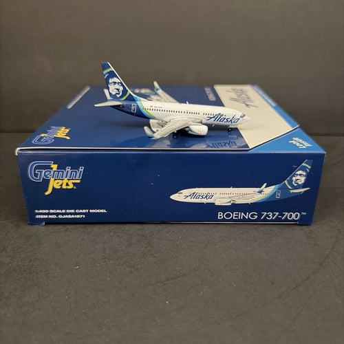 GeminiJets 1:400 Alaska Airlines Boeing 737-700 N614AS GJASA1871 Scale Model