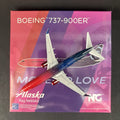 NG Models 1:400 Alaska Airlines Boeing 737-900ER N493AS More to Love NGM79023