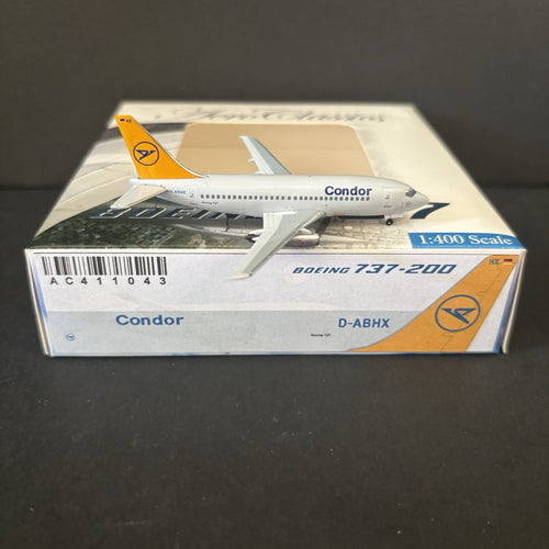 Aeroclassics 1:400 Condor Boeing 737-200 D-ABHX AC411043 Scale Model Airplane