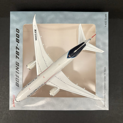 Apollo Models 1:400 AeroMexico Boeing 787-9 Dreamliner N965AM A13133 Diecast