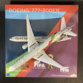 NG Models 1:400 Qatar Airways Boeing 777-300ER A7-BAX FIFA 73029 Scale Diecast