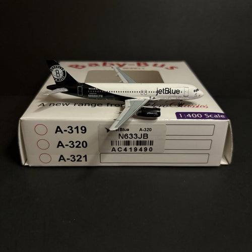 Aeroclassics 1:400 JetBlue Airways Airbus A320 AC419490 Brooklyn Colors N633JB