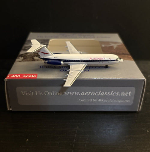 Aeroclassics 1:400 Allegheny Airlines BAC 1-11 One Eleven N1130J Scale Model