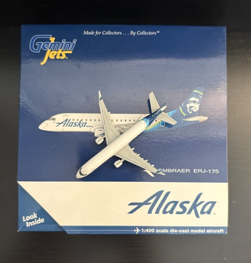 GeminiJets 1:400 Alaska Airlines ERJ-175LR N182SY GJASA1726 Scale Model Airplane