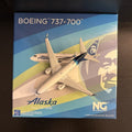 NG Models 1:400 Alaska Airlines Boeing 737-700 N618AS 77017 Scale Airplane