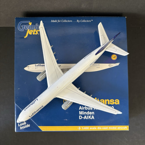 Gemini Jets 1:400 Lufthansa Airbus A330-300 "Minden" Registration D-AIKA