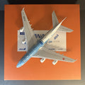 JC Wings 1:400 ANA Airbus A380-800 JA381A Blue Flying Turtle EW4388006 Model