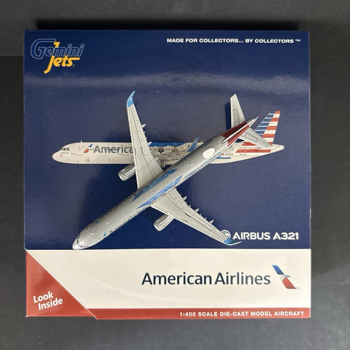 GeminiJets 1:400 American Airlines Airbus A321 N167AN GJAAL2139 Medal of Honor