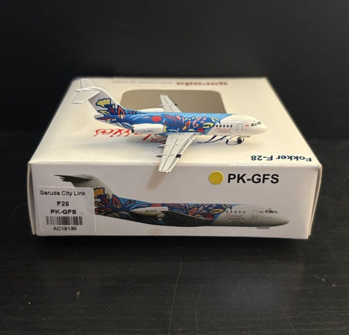 Aeroclassics 1:400 Garuda Citilink Fokker F-28 PK-GFS AC19138 Scale Model Plane