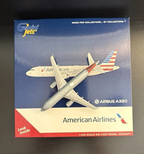 GeminiJets 1:400 American Airlines Airbus A320 N651AW GJAAL1864 Airplane Model