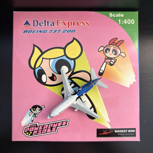 Biggest Bird 1:400 Delta Express Boeing 737-200 'The Powerpuff Girls' N310DA