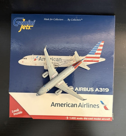 GeminiJets 1:400 American Airlines Airbus A319 N8027D GJAAL1702 Scale Model RARE