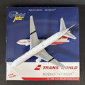 GeminiJets 1:400 TWA Boeing 767-300ER EI-CAL GJTWA470 Trans World Airlines Model