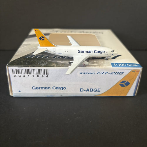 Aeroclassics 1:400 German Cargo Boeing 737-200F D-ABGE AC411044 Diecast Model