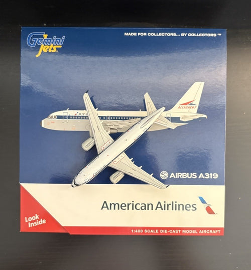 GeminiJets 1:400 American Airlines Airbus A319 Scale Model N745VJ GJAAL1133
