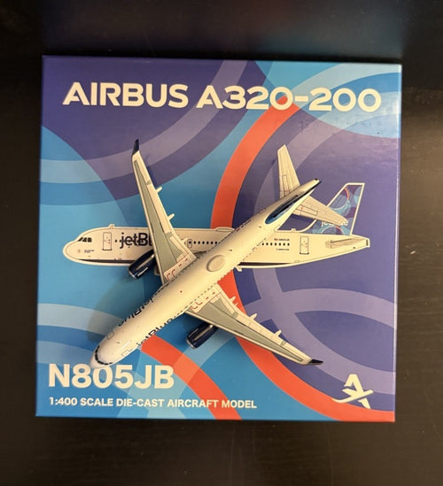 Altitude Models 1:400 JetBlue Airways Airbus A320 N805JB Scale Diecast Airplane