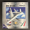 GeminiJets 1:400 Alitalia Douglas DC8-43 1960s Colors I-DIWA GJAZA157 Model