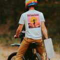 Black Canyon Systems BCS Endless Summer Tee Shirt T-Shirt Large L NEW White FOG