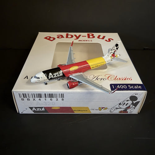 Aeroclassics 1:400 Azul Airbus A320neo Mickey Mouse PR-YSH BBX41628 Disney World