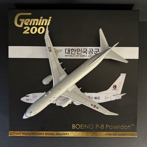 GeminiJets 1:200 Republic of Korea Navy Boeing P-8 Poseidon 230921 G2KNV1140