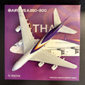 JC Wings 1:400 Thai Airways Airbus A380 HS-TUE Si Racha XX4897 Aircraft Model