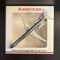 Jet-X 1:400 American Airlines MD-82 N7548A Diecast Scale Airplane Model Chrome
