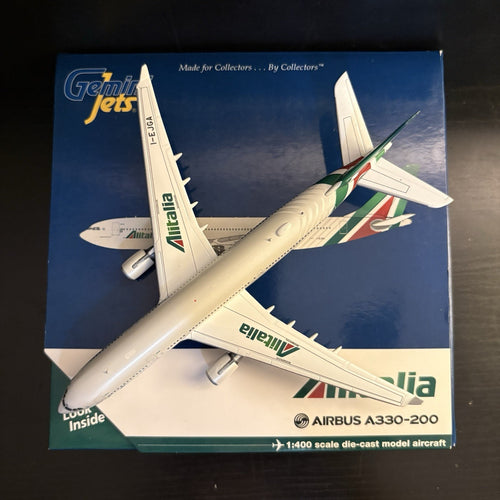 GeminiJets 1:400 Alitalia Airbus A330-200 I-EJGA GJAZA1530 Scale Model Airplane
