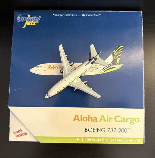 GeminiJets 1:400 Aloha Air Cargo Boeing 737-200 N842AL GJAAH1139 Scale Model